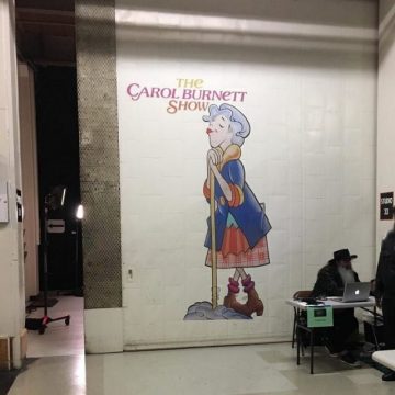 Carol Burnett show stage at CBS backstage