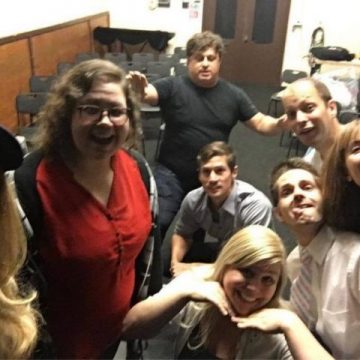 rehearsal selfie backstage Be True To Thy Selfie at Second City
