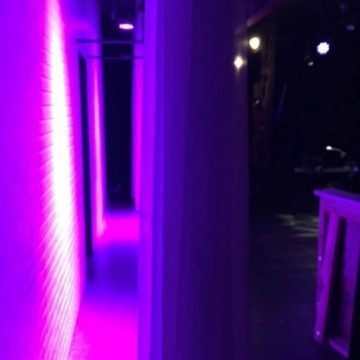 backstage from SR wings at Second City during Be True To Thy Selfie
