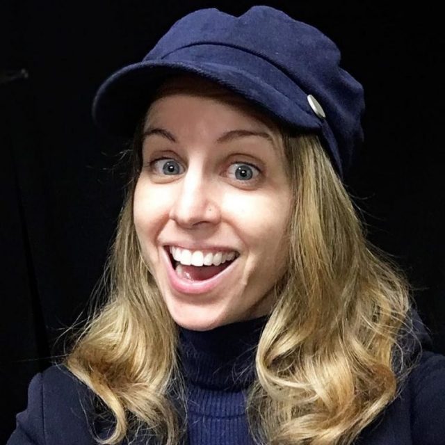 rehearsal backstage late night at Second City pumpkin coffee Be True To Thy Selfie