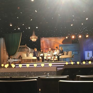 Carol burnett anniversary special, CBS onstage backstage