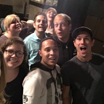 Second City BTTTS backstage rehearsal selfie