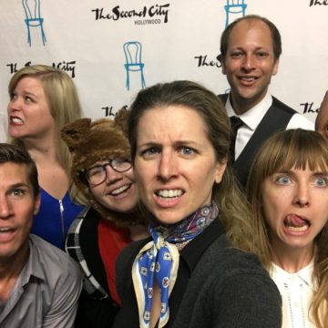 Second City BTTTS backstage rehearsal sketch comedy red carpet