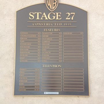 Stage 27, Warner Brothers WB backstage studio