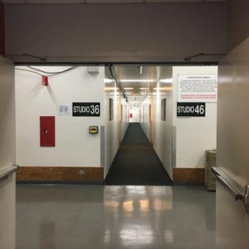Stage 36 and Stage 46 backstage CBS Television City studio
