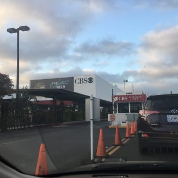 Stage 36, CBS television city entrance backstage