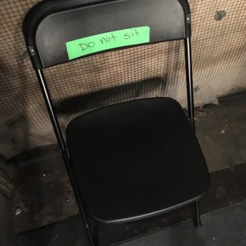 chair signage