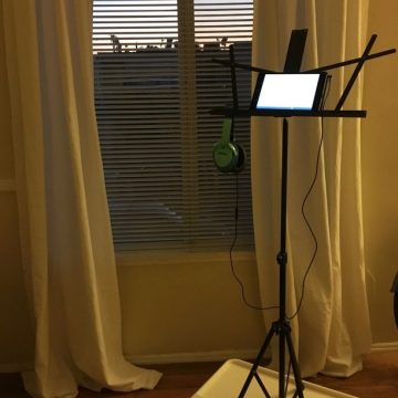 singer's rehearsal studio